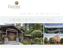 Tablet Screenshot of equinoxrealestate.com